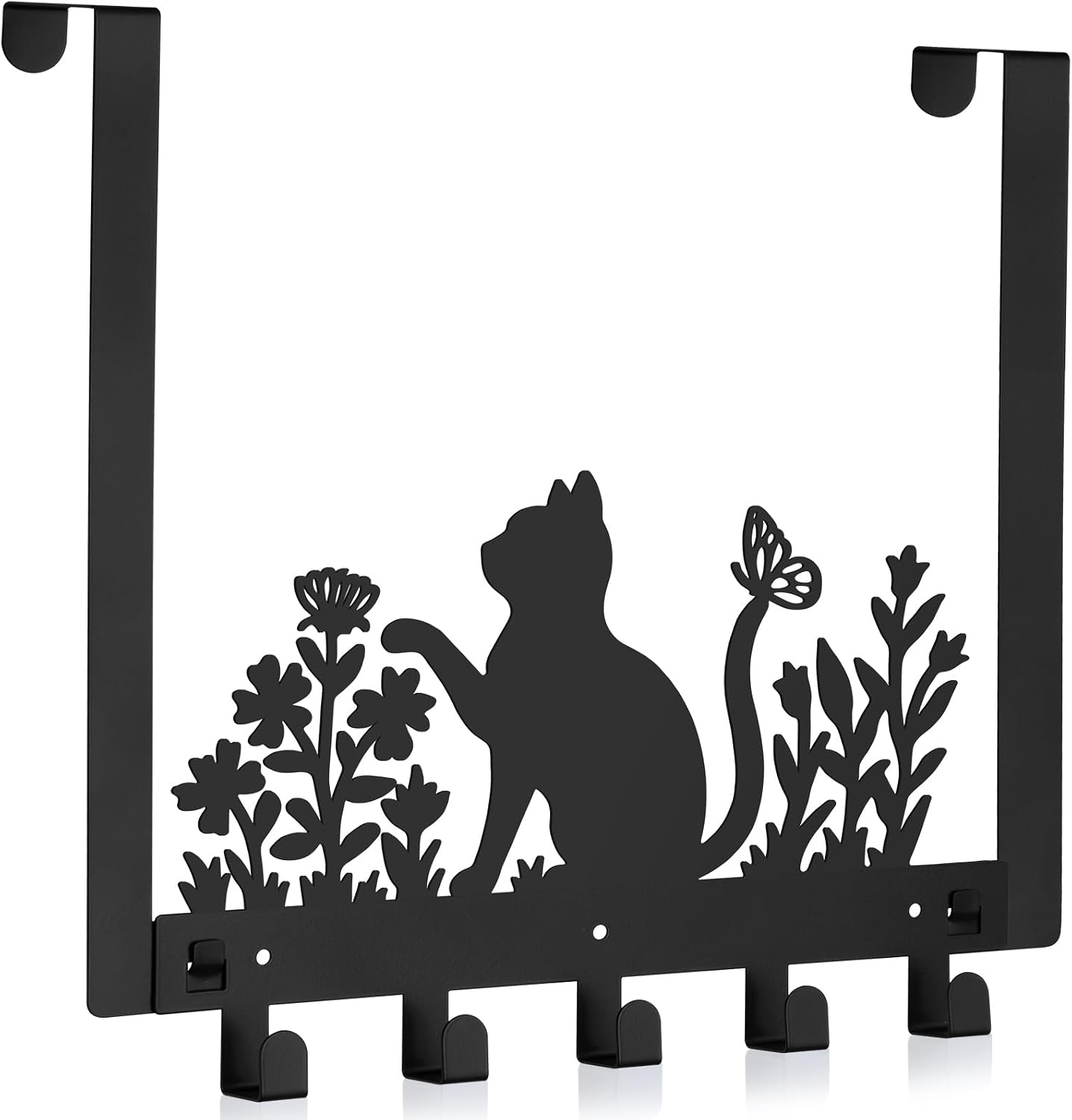 Black Cat Themed Over-The-Door Hook, Cute Room Decor