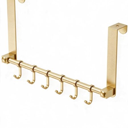 Heavy-Duty Over-The-Door Storage Hook Rack