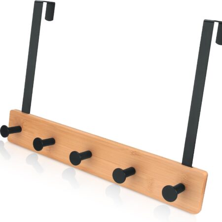 Bamboo Over-The-Door Hanging Rack