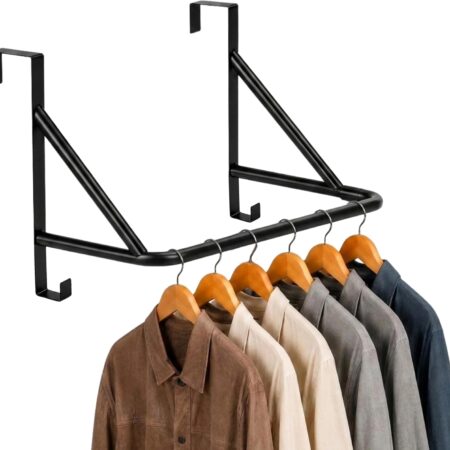 Heavy-Duty Over-The-Door Storage Rack, 4-Hook Version